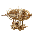 Kids Toys Creative Wooden Airships Gifts Jigsaw Educational Toys 3D DIY Wooden Puzzle Game