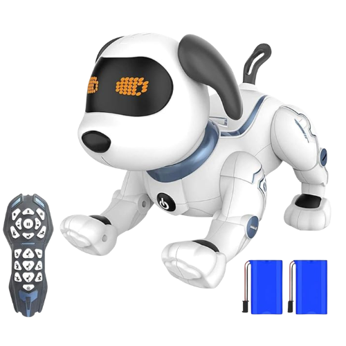 Robot Dog Toys for Kids, Remote Control Stunt Programmable Robot Puppy Toy Dog Interactive with Commands Sing, Dance, Bark, Walk Electronic Pet Dog for Boys Girls Gifts