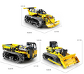 iM.Master STEM Academy: Master Mechanic - R/C 3 in 1: Crawler & Bulldozer - 452pc - Brick Model, Remote Control, Building Block Activity Set. Interactive Engineering construction STEM kit
