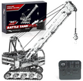 BrightForge TitanCrane 1929™ | 1,929-Piece Remote-Controlled Metal RC Crawler Crane STEM Engineering Kit