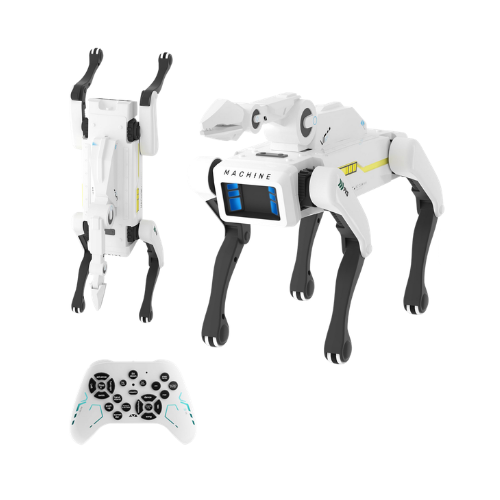 EPT Interactive Robot Dog App-Enabled STEM Learning RC Fire Bullet Robot Dog Funny Multifunctional AI Robotics Companion